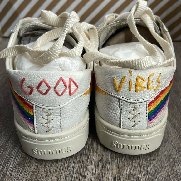 Soludos Rainbow Waves Sneakers Size 5 - Picture 8 of 16